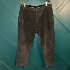 Ellen Tracy Black Corduroy Men's Trousers